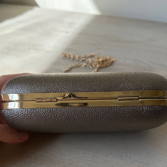 INC International Concepts Gold Clutch - Picture 9 of 10